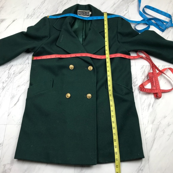 VTG Spencer Douglas Oversized Wool Blazer 80s 90s - Picture 3 of 8